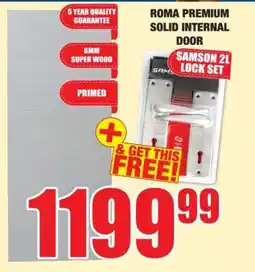 Boxer ROMA PREMIUM SOLID INTERNAL DOOR offer