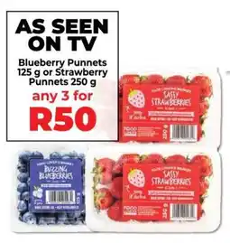 Food Lover's Market Blueberry Punnets 125 g or Strawberry Punnets 250 g offer