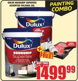 Boxer Dulux Rockgrip Supertex Assorted Colours 20L offer
