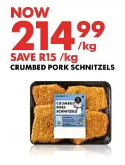 Woolworths CRUMBED PORK SCHNITZELS offer
