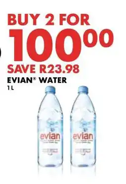 Woolworths Evian Water offer