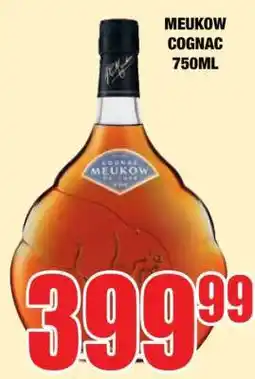 Boxer Meukow Cognac 750ml offer