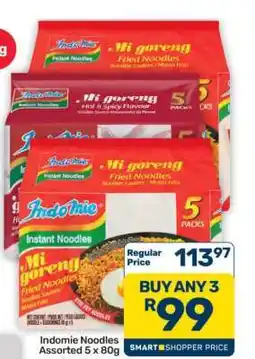 Pick n Pay Hypermarket Indomie Noodles Assorted 5 x 80g offer