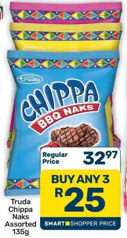 Pick n Pay Hypermarket Truda Chippa Naks Assorted 135g offer