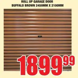 Boxer ROLL UP GARAGE DOOR BUFFALO BROWN 2450MM X 2100MM offer