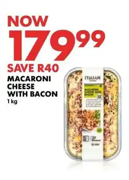 Woolworths Macaroni Cheese with Bacon offer