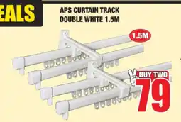 Boxer APS CURTAIN TRACK DOUBLE WHITE 1.5M offer