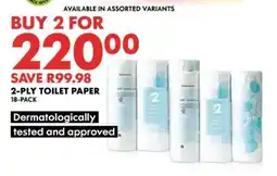 Woolworths 2-Ply Toilet Paper 18-Pack offer