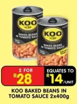 Shoprite KOO Baked Beans in Tomato Sauce offer