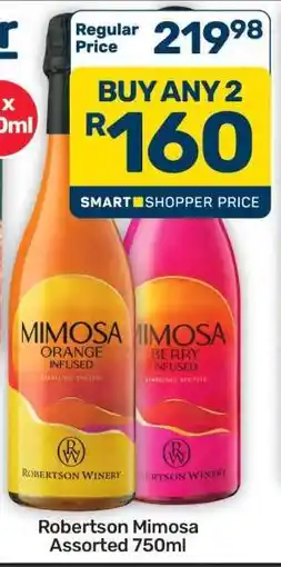Pick n Pay Hypermarket Robertson Mimosa Assorted 750ml offer