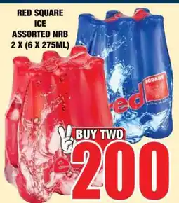 Boxer RED SQUARE ICE ASSORTED NRB 2 X (6 X 275ML) offer