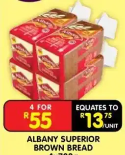 Shoprite ALBANY SUPERIOR BROWN BREAD offer