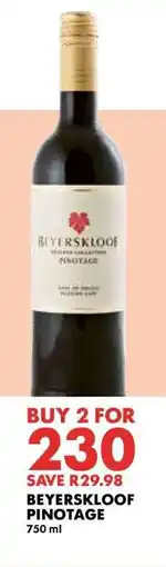 Woolworths BEYERSKLOOF Pinotage offer
