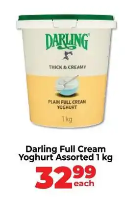 Food Lover's Market Darling Full Cream Yoghurt Assorted 1 kg offer