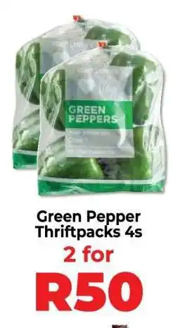 Food Lover's Market Green Pepper Thriftpacks 4s offer