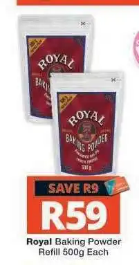 Checkers ROYAL BAKING POWDER REFILL offer