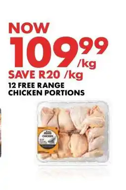 Woolworths 12 Free Range Chicken Portions offer