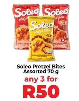 Food Lover's Market Soleo Pretzel Bites Assorted 70 g offer