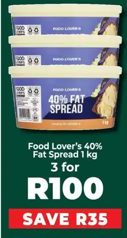 Food Lover's Market Food Lover’s 40% Fat Spread 1 kg offer