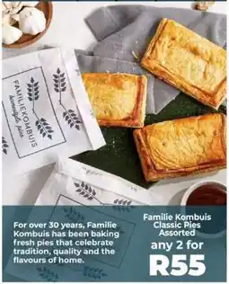 Food Lover's Market Familie Kombuis Classic Pies Assorted offer