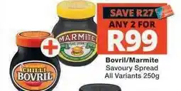 Checkers Bovril/Marmite Savoury Spread offer
