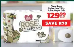 Food Lover's Market Dinu Rose Collection 2 Ply Toilet Paper 24s offer