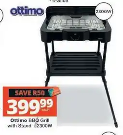 Checkers Ottimo BBQ Grill with Stand offer