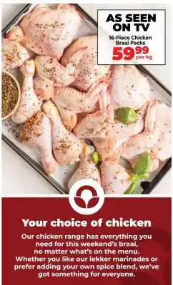 Food Lover's Market 16 Piece Chicken Braai Packs offer