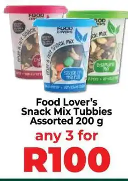 Food Lover's Market Food Lover’s Snack Mix Tubbies Assorted 200 g offer
