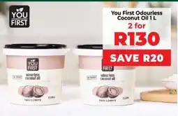 Food Lover's Market You First Odourless Coconut Oil 1 L offer