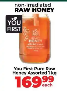 Food Lover's Market You First Pure Raw Honey Assorted 1 kg offer