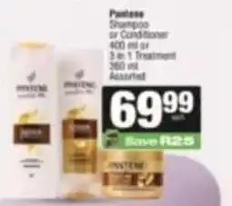 SuperSpar Pantene Shampoo or Conditioner Assorted offer