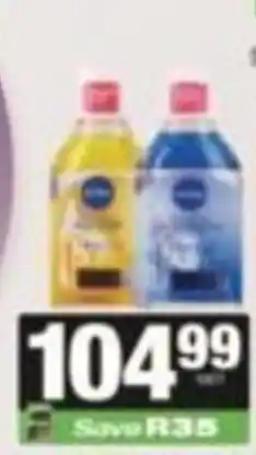 SuperSpar Nivea dishwashing liquid Assorted offer