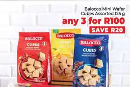 Food Lover's Market Balocco Mini Wafer Cubes Assorted 125 g offer