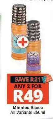 Checkers Minnies Sauce offer
