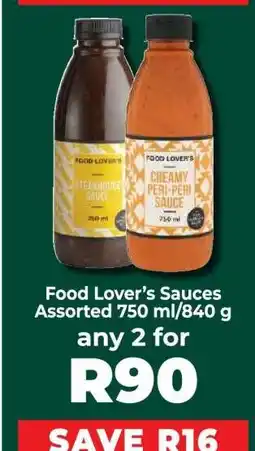 Food Lover's Market Food Lover’s Sauces Assorted offer