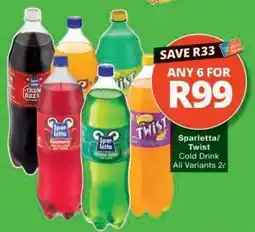 Checkers Sparletta/Twist Cold Drink offer