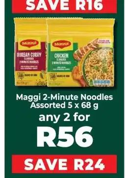 Food Lover's Market Maggi 2 Minute Noodles Assorted 5 x 68 g offer
