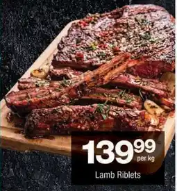 Checkers Lamb Riblets offer
