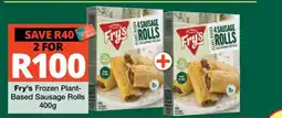 Checkers Fry's Frozen Plant-Based Sausage Rolls offer