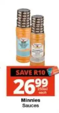 Checkers Minnies Sauces offer