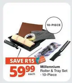 Checkers Millennium Roller & Tray Set offer