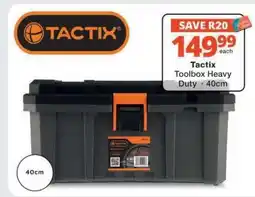 Checkers Tactix Toolbox Heavy Duty offer