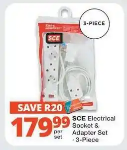 Checkers SCE Electrical Socket & Adapter Set offer