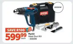 Checkers Ryobi Heat Gun Kit offer