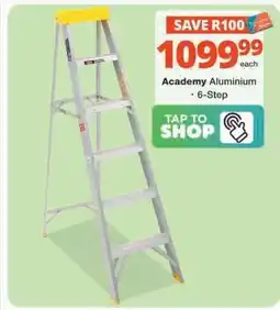 Checkers Academy Aluminium 6-Step Ladder offer