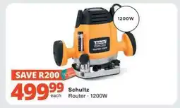 Checkers Schultz Router offer