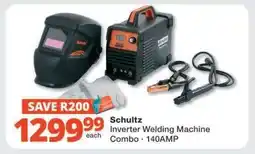 Checkers Schultz Inverter Welding Machine Combo - 140AMP offer