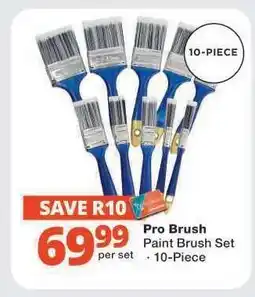 Checkers Pro Brush Paint Brush Set offer