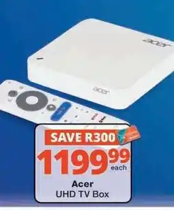 Checkers Acer UHD TV Box offer